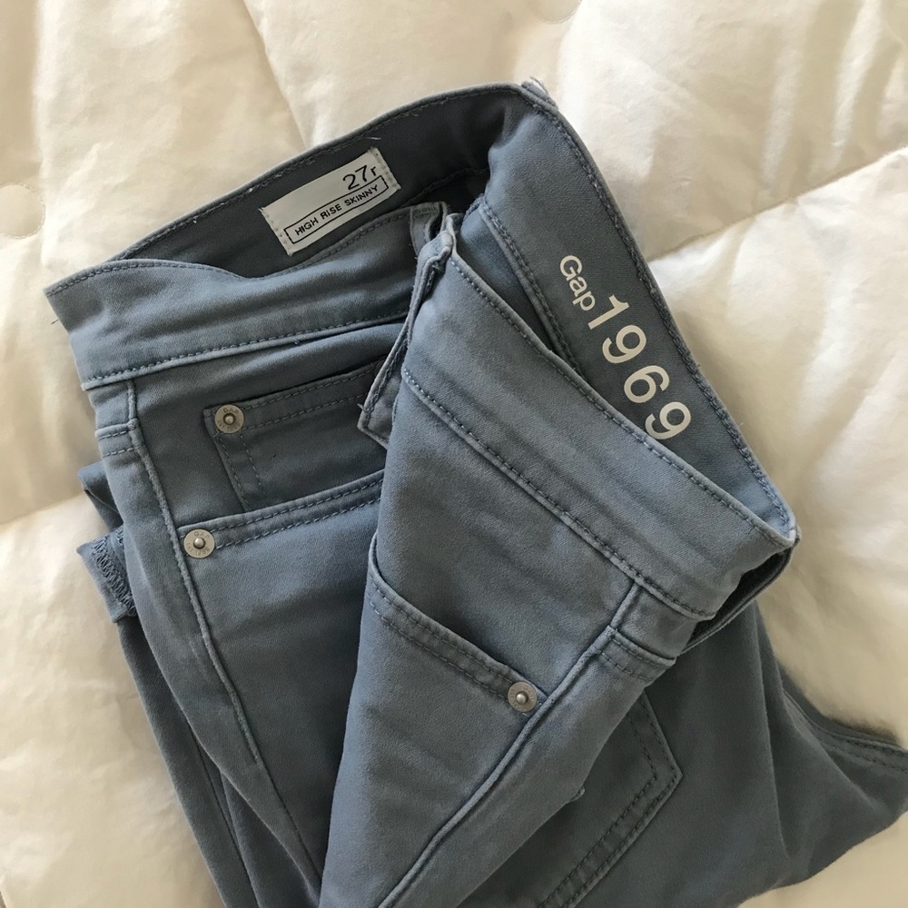 Gap 1969 light blue high rise pants